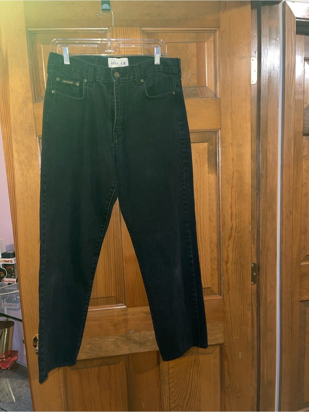Oscar de la Renta Black Relaxed Women’s Jeans